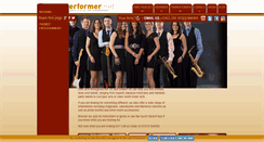 Desktop Screenshot of findaperformer.net