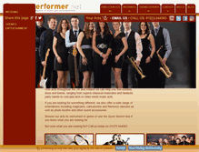 Tablet Screenshot of findaperformer.net